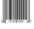 Barcode Image for UPC code 012720000017