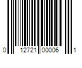 Barcode Image for UPC code 012721000061