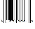 Barcode Image for UPC code 012731000075