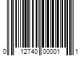 Barcode Image for UPC code 012740000011