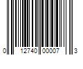 Barcode Image for UPC code 012740000073