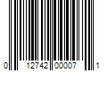 Barcode Image for UPC code 012742000071