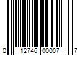 Barcode Image for UPC code 012746000077