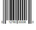 Barcode Image for UPC code 012760000060