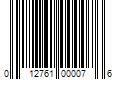 Barcode Image for UPC code 012761000076