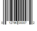 Barcode Image for UPC code 012796000072