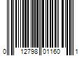 Barcode Image for UPC code 012798011601