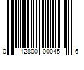 Barcode Image for UPC code 012800000456