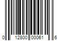 Barcode Image for UPC code 012800000616