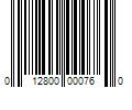 Barcode Image for UPC code 012800000760