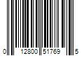 Barcode Image for UPC code 012800517695