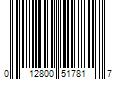 Barcode Image for UPC code 012800517817