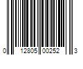 Barcode Image for UPC code 012805002523