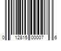 Barcode Image for UPC code 012815000076