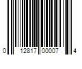 Barcode Image for UPC code 012817000074