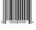 Barcode Image for UPC code 012820000054