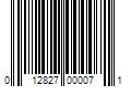 Barcode Image for UPC code 012827000071