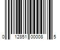 Barcode Image for UPC code 012851000085