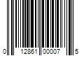 Barcode Image for UPC code 012861000075