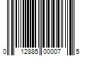 Barcode Image for UPC code 012885000075