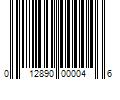 Barcode Image for UPC code 012890000046