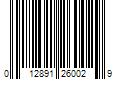 Barcode Image for UPC code 012891260029