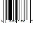 Barcode Image for UPC code 012899017557