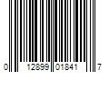 Barcode Image for UPC code 012899018417