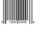 Barcode Image for UPC code 012900000066