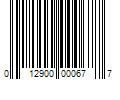 Barcode Image for UPC code 012900000677