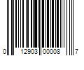 Barcode Image for UPC code 012903000087