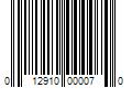 Barcode Image for UPC code 012910000070