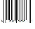 Barcode Image for UPC code 012912000061