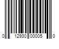 Barcode Image for UPC code 012930000050