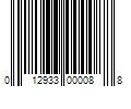 Barcode Image for UPC code 012933000088