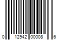 Barcode Image for UPC code 012942000086