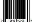 Barcode Image for UPC code 012945000069