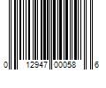 Barcode Image for UPC code 012947000586