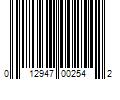 Barcode Image for UPC code 012947002542