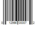 Barcode Image for UPC code 012956000072