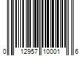 Barcode Image for UPC code 012957100016