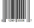 Barcode Image for UPC code 012961000067