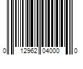 Barcode Image for UPC code 012962040000