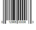 Barcode Image for UPC code 012965000063