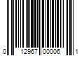 Barcode Image for UPC code 012967000061