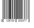 Barcode Image for UPC code 0129700000377