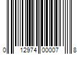 Barcode Image for UPC code 012974000078