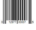 Barcode Image for UPC code 012977000075