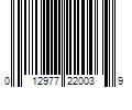 Barcode Image for UPC code 012977220039