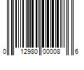 Barcode Image for UPC code 012980000086